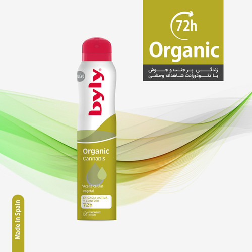 اسپری دئودورانت Organic Cannabis بیلی 72 ساعته
