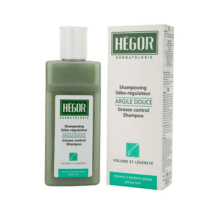 شامپو آرژیل دوس تنظیم کننده چربی پوست سر و مرطوب کننده ساقه مو هگور حجم 150 میلی لیتر